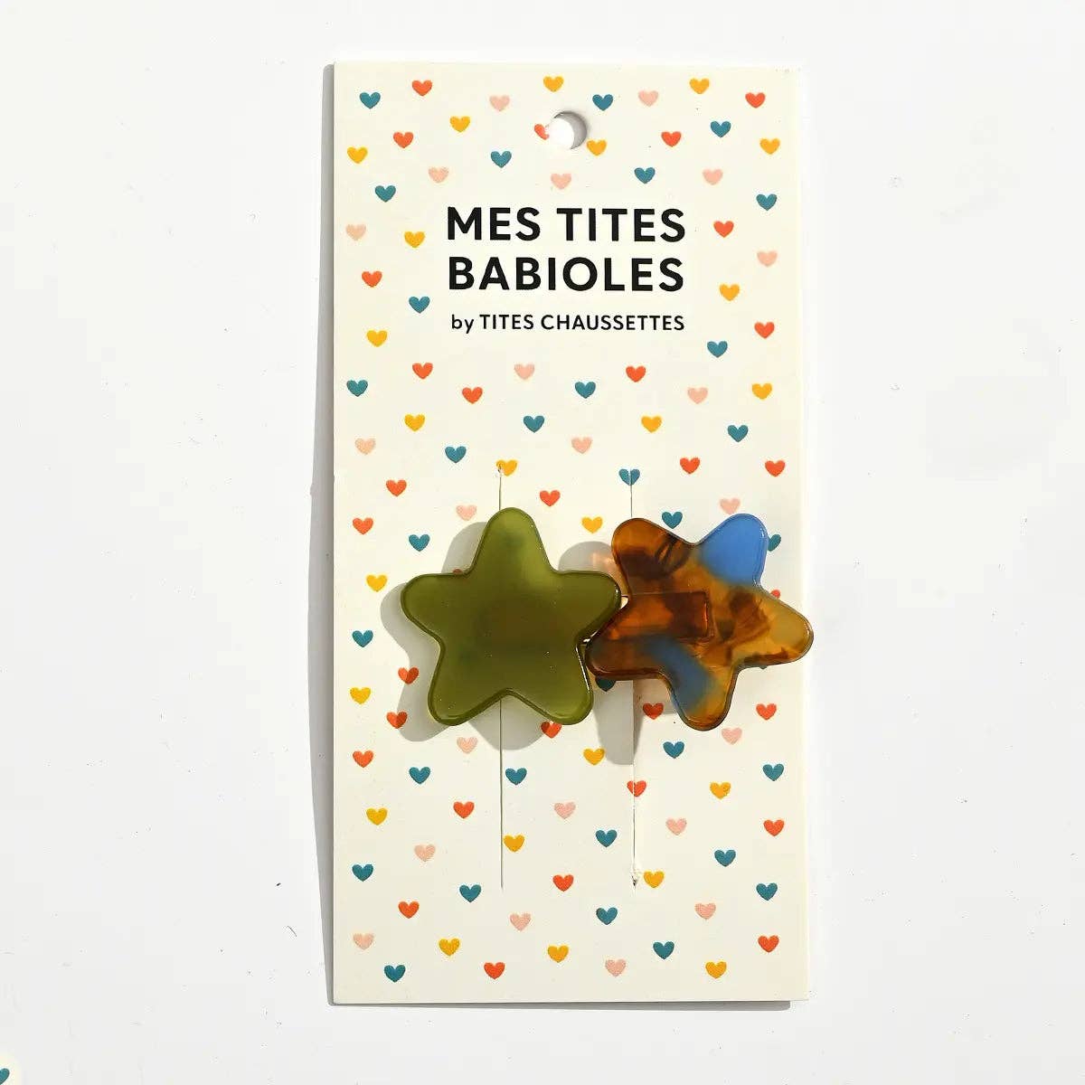 Barrettes étoile kaki I Enfant