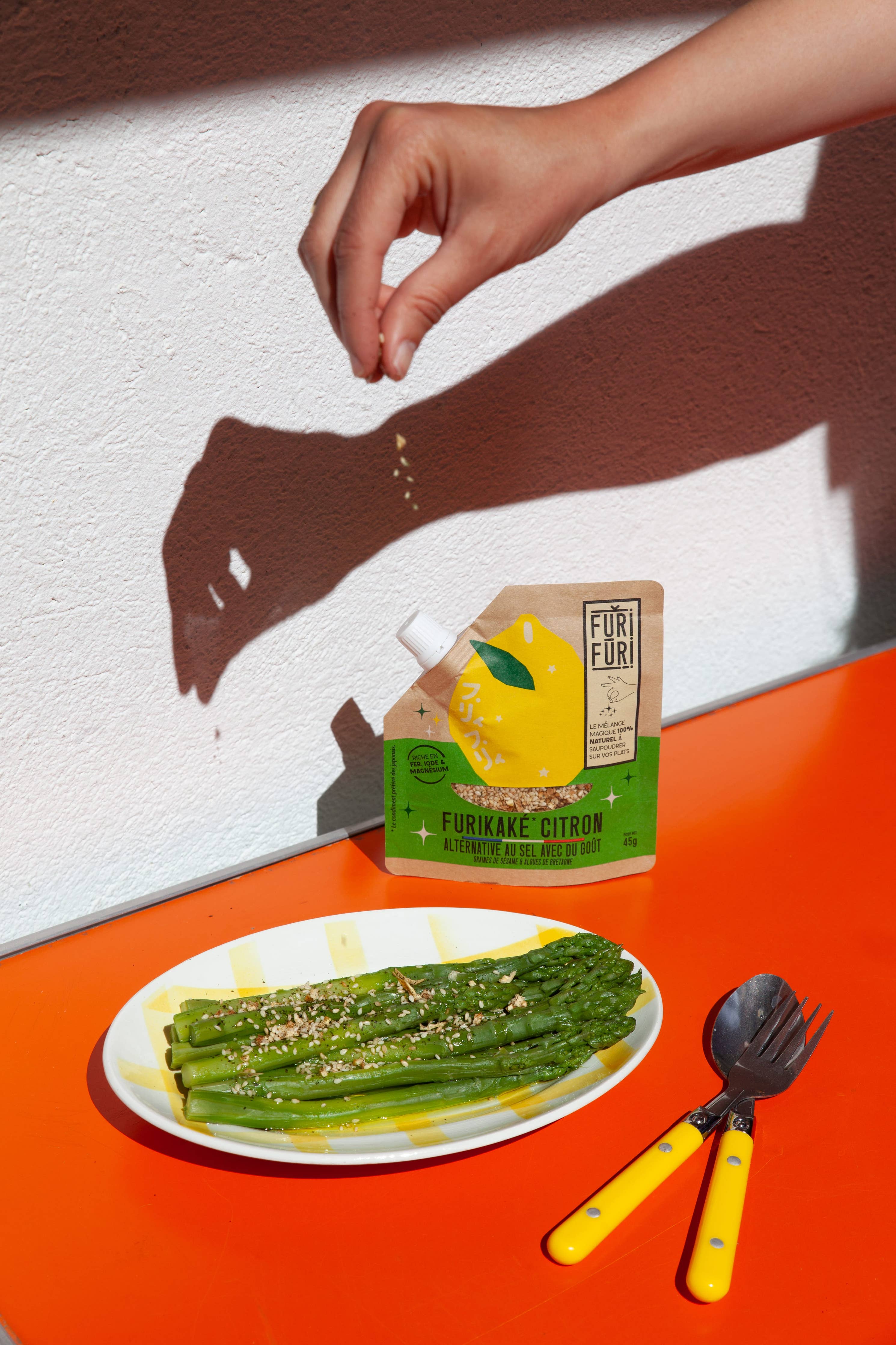 Furikake Citron - Condiment sésame & algues -alternative sel