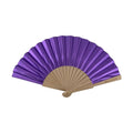 Éventail chatoyant nacré violet 23 cm