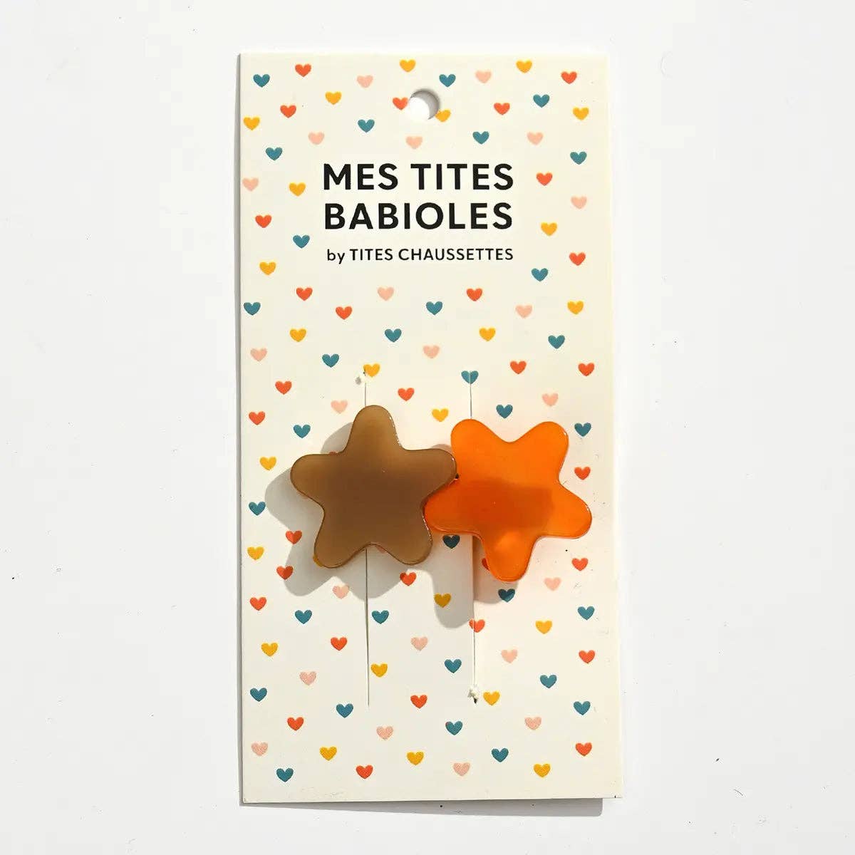 Barrettes étoile orange I Enfant