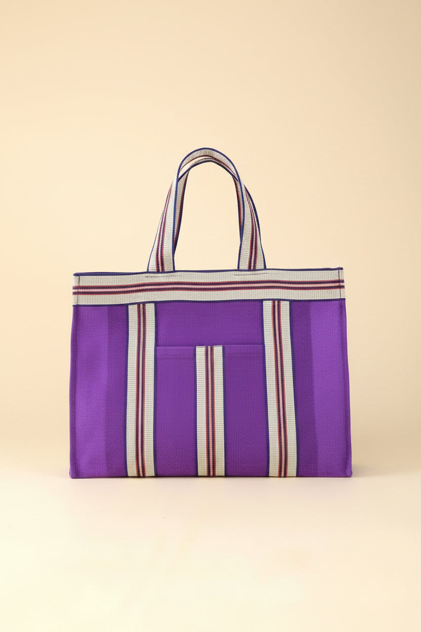 Sac de plage nylon recyclé Violet