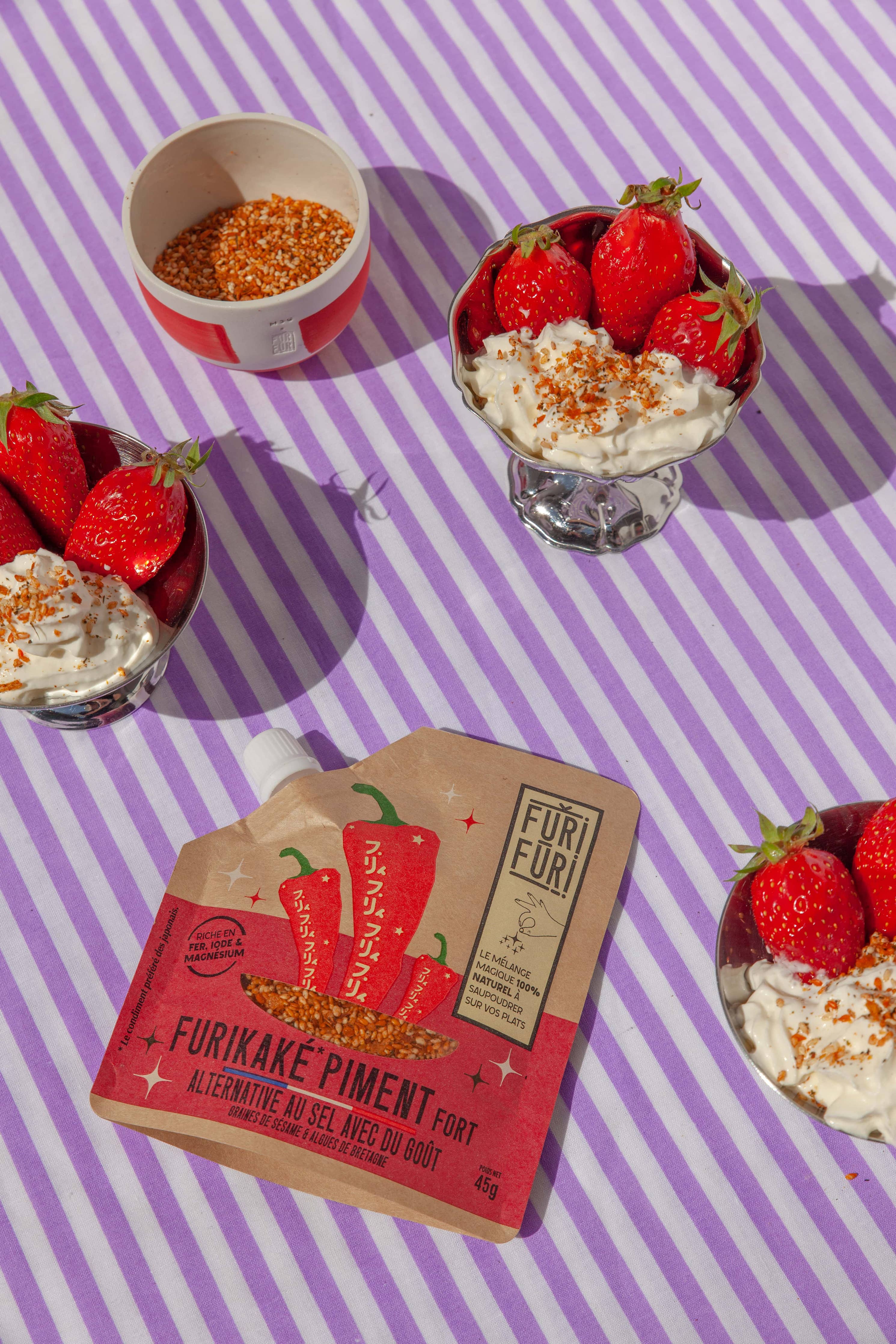 Furikake Piment - Condiment sésame & algues -alternative sel