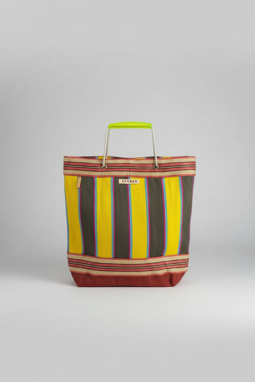 Cabas nylon LOLIA Jaune