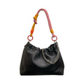 Sac cuir grainé cordon Plissa S