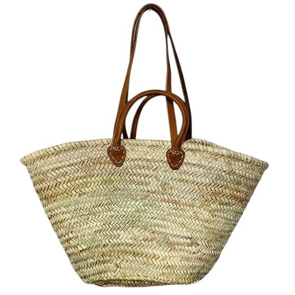 Panier palmier 10 tours double anses