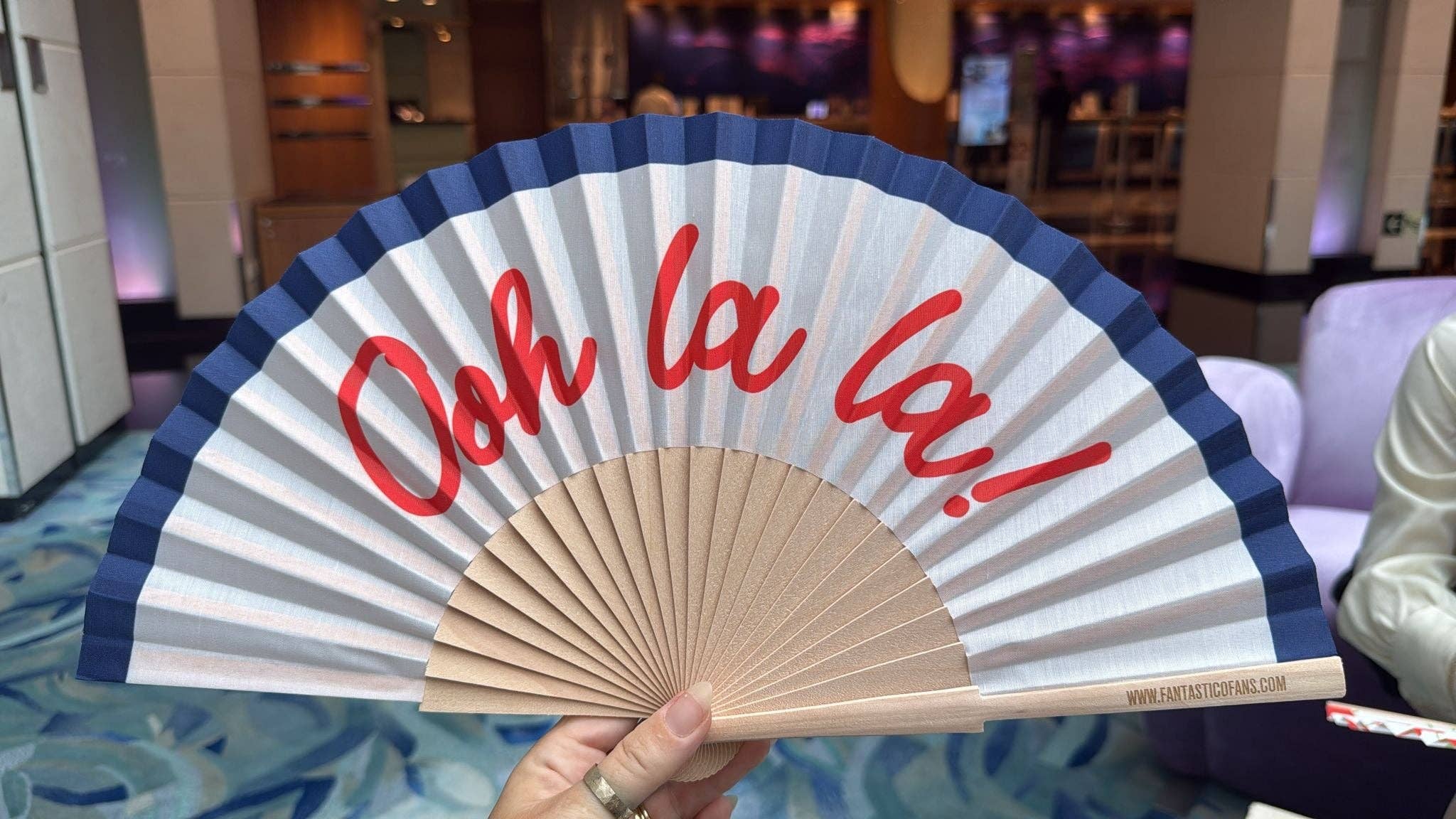 Ventilateur Ooh La La Script 23cm
