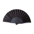Éventail noir pailleté 23 cm