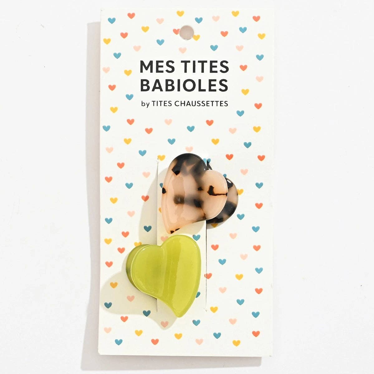 Lot de 2 Pinces Cheveux Petit Coeur I Femme