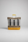 Cabas nylon LOLIA Noir & Orange
